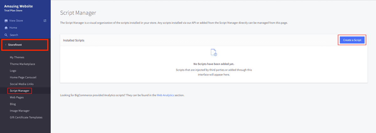 Screenshot of the instruction