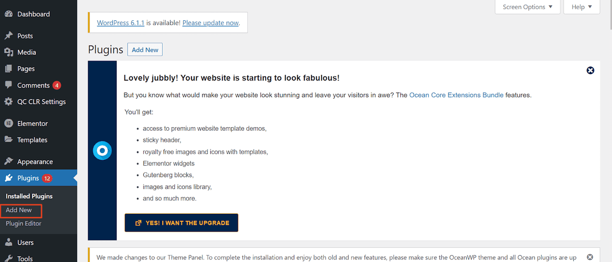Search for wordpress plugin