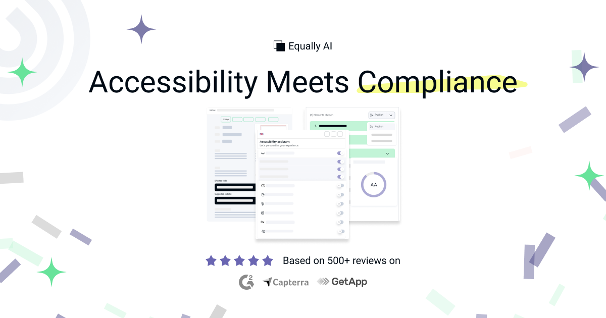 Equally AI | The World’s First No-Code Accessibility Solution
